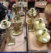 ASSORTED BRASS GROUPING, TO IN
