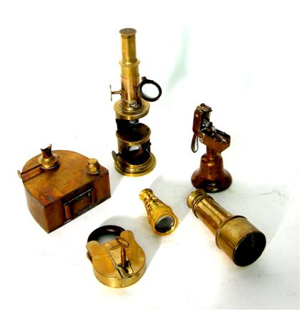 Assorted brass items   