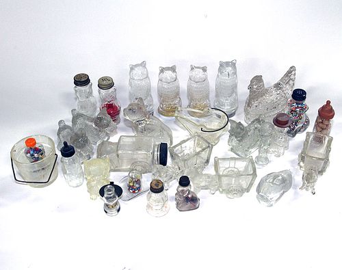 ASSORTED CANDY CONTAINERS ETC
