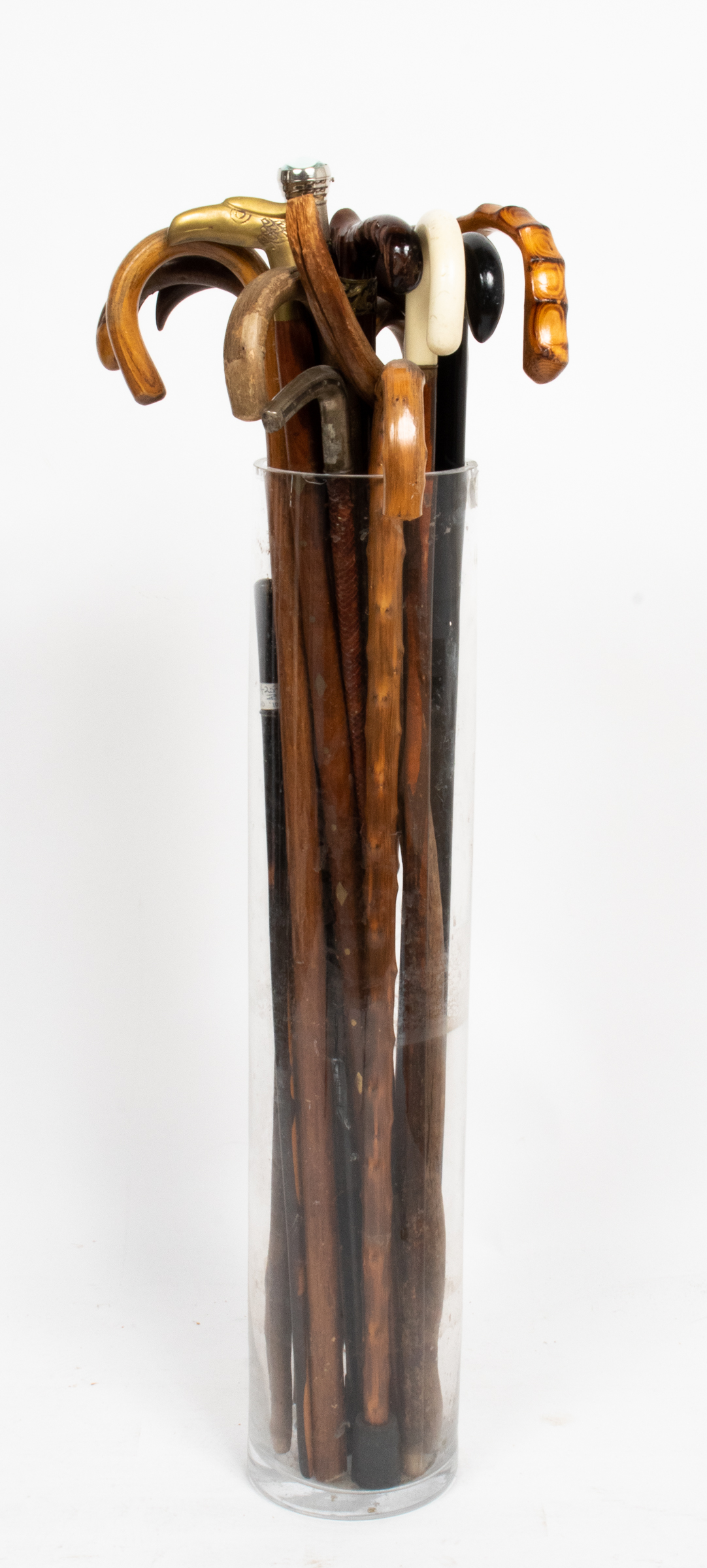 ASSORTED CANES & WALKING STICKS, 17