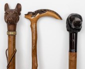 ASSORTED CARVED ANIMAL FIGURAL