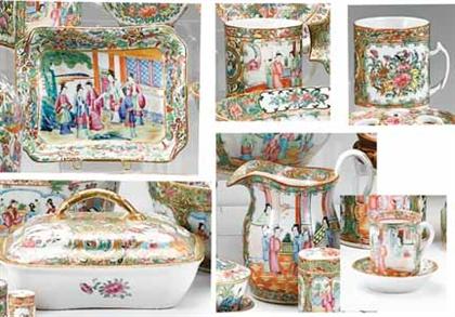 Assorted Chinese export porcelain