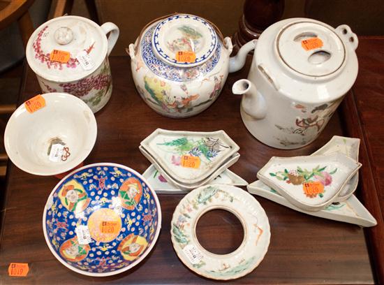 Assorted Chinese Famille Rose