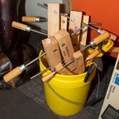 ASSORTED CLAMPS Including plas