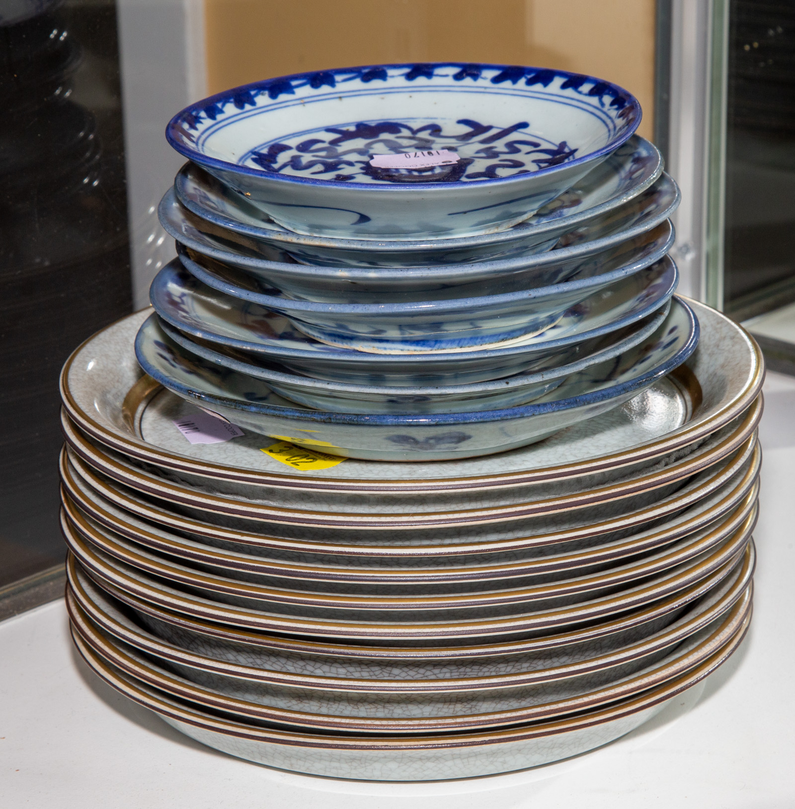 ASSORTED DISHWARE Including 10