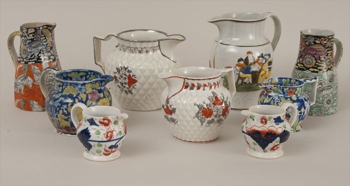 ASSORTED ENGLISH CERAMIC JUGS