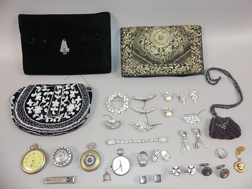 ASSORTED ESTATE JEWELRY & PURSESLot