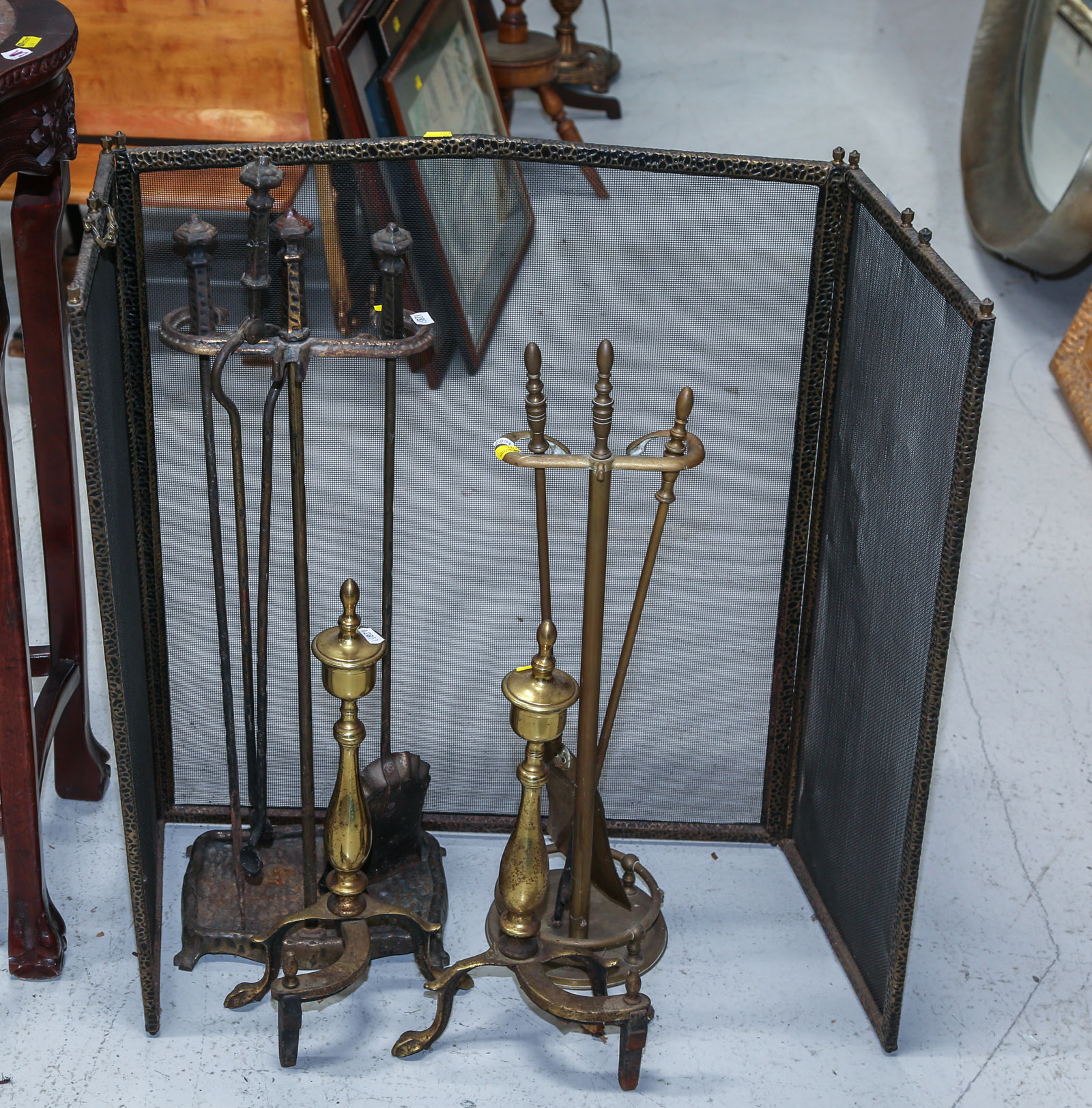 ASSORTED FIRE TOOLS Including