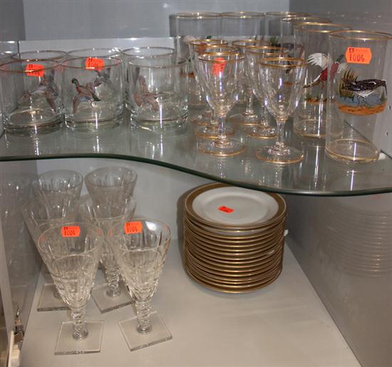 Assorted game bird glassware 15