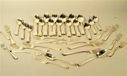 Assorted Georgian sterling silver