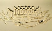 Assorted Georgian sterling sil