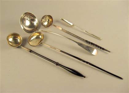 Assorted Georgian sterling silver