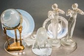 ASSORTED GLASS DECORATIVE ARTI