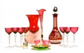 Assorted glass  thirteen piece