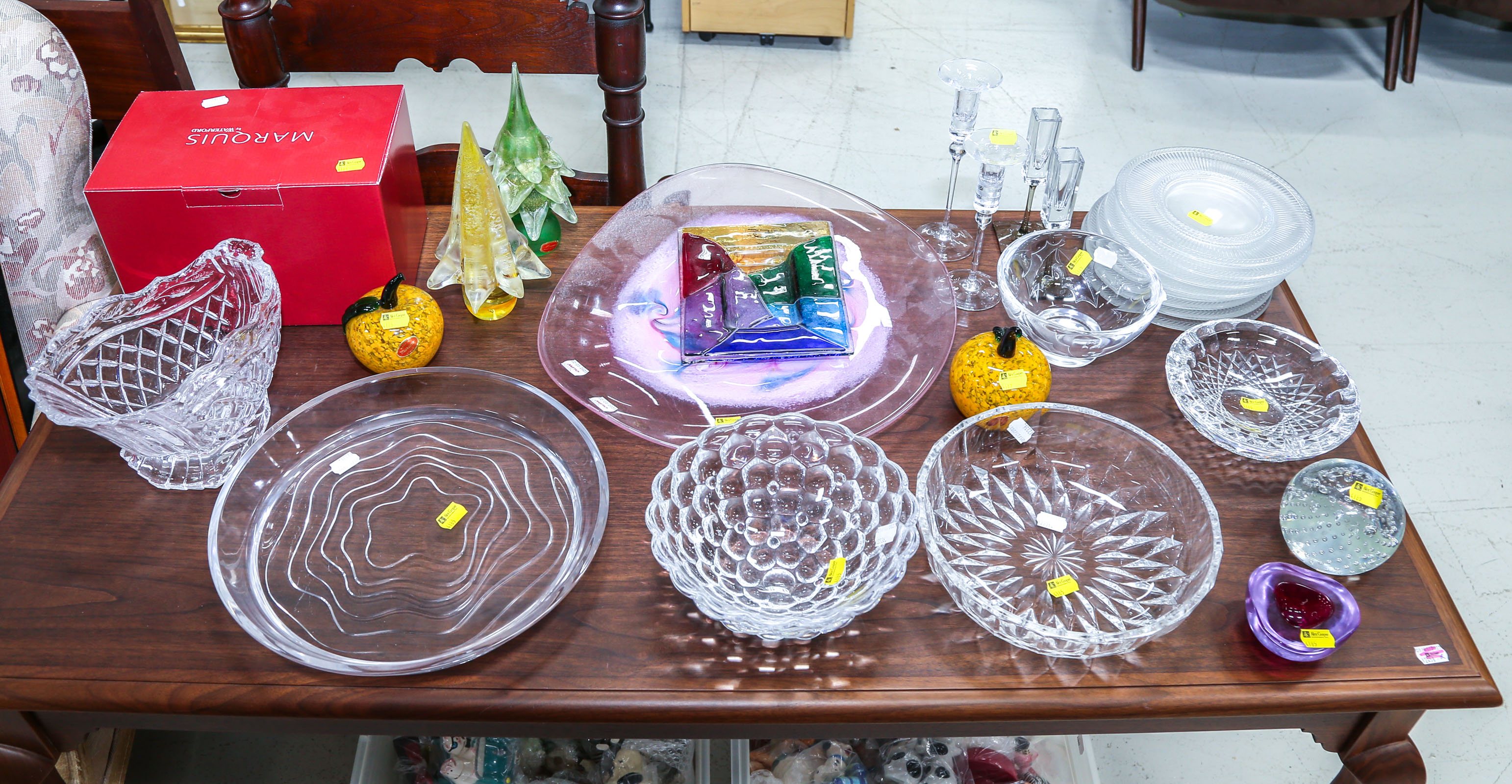 ASSORTED GLASSWARE Including