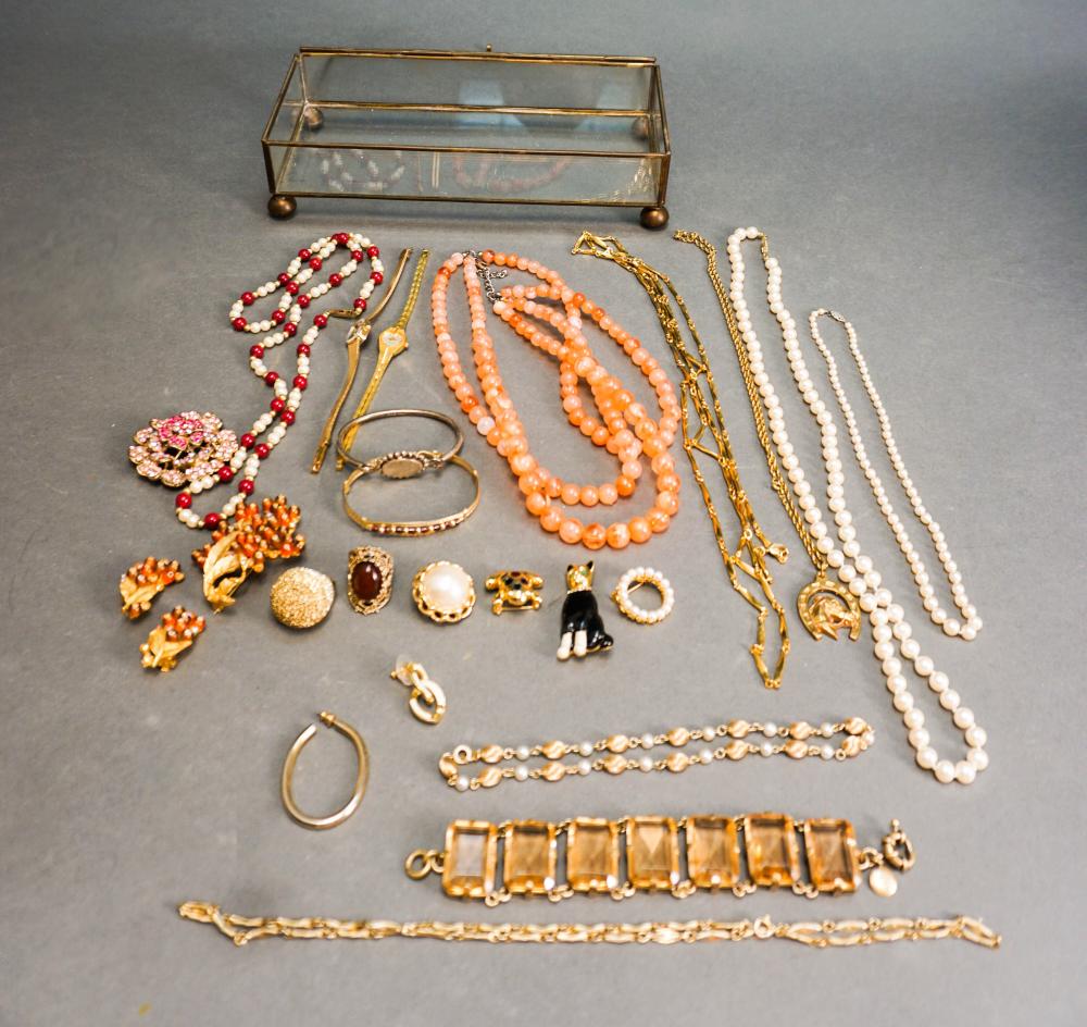 ASSORTED GOLD-TONE COSTUME