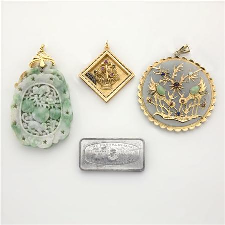 Assorted Group of Gold and Metal