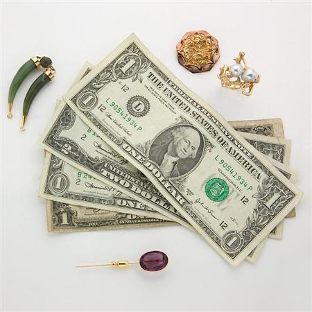 Assorted Group of Gold and Metal