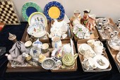 ASSORTED GROUP OF PLATES AND L