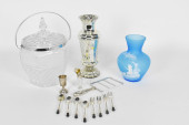 ASSORTED GROUP OF TABLE TOP OB