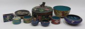 ASSORTED GROUPING OF CLOISONNE