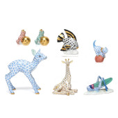 ASSORTED HEREND PORCELAIN FISH
