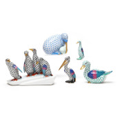 ASSORTED HEREND PORCELAIN FISH
