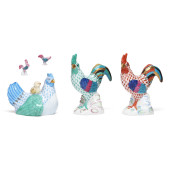 ASSORTED HEREND PORCELAIN FISH