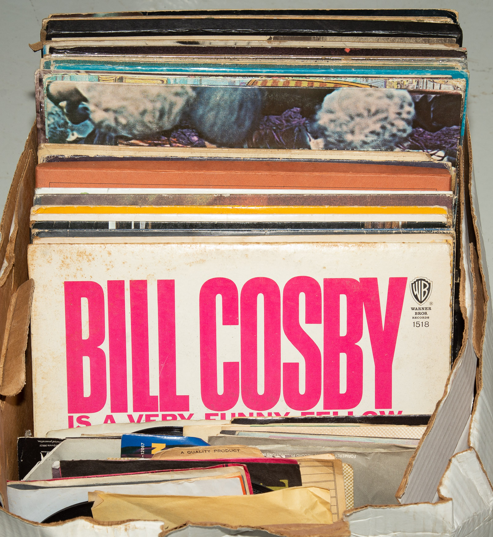 ASSORTED LPS & 45S .