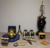 Assorted Metal and Glass Lot.I