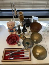 ASSORTED METAL AND OTHER DECOR