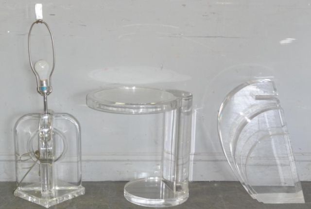 Assorted Midcentury Lucite