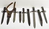 Assorted Military Bayonets Lot