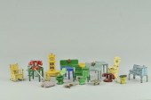 ASSORTED MINIATURE CAST IRON H
