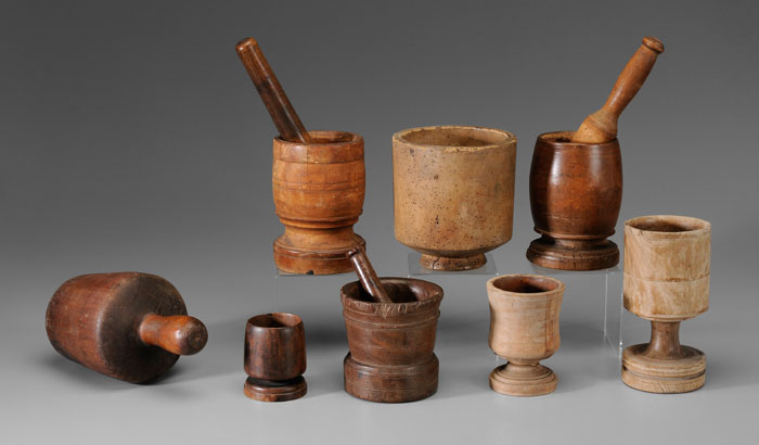 Assorted Mortars and Pestles,