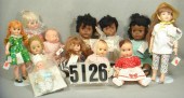 Assorted older doll lot, 9 to