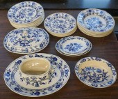 ASSORTED 'ONION' PATTERN BLUE