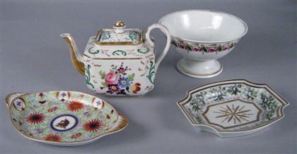 Assorted Paris porcelain table