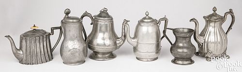 ASSORTED PEWTER