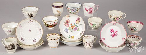 ASSORTED PORCELAIN CUPS AND