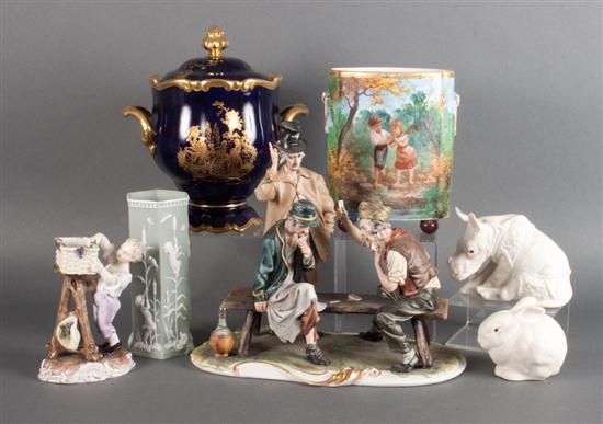 Assorted porcelain figures