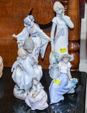 ASSORTED PORCELAIN FIGURES Inc