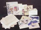 Assorted postcards  letters an