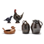 ASSORTED POTTERY BY THE MEADER