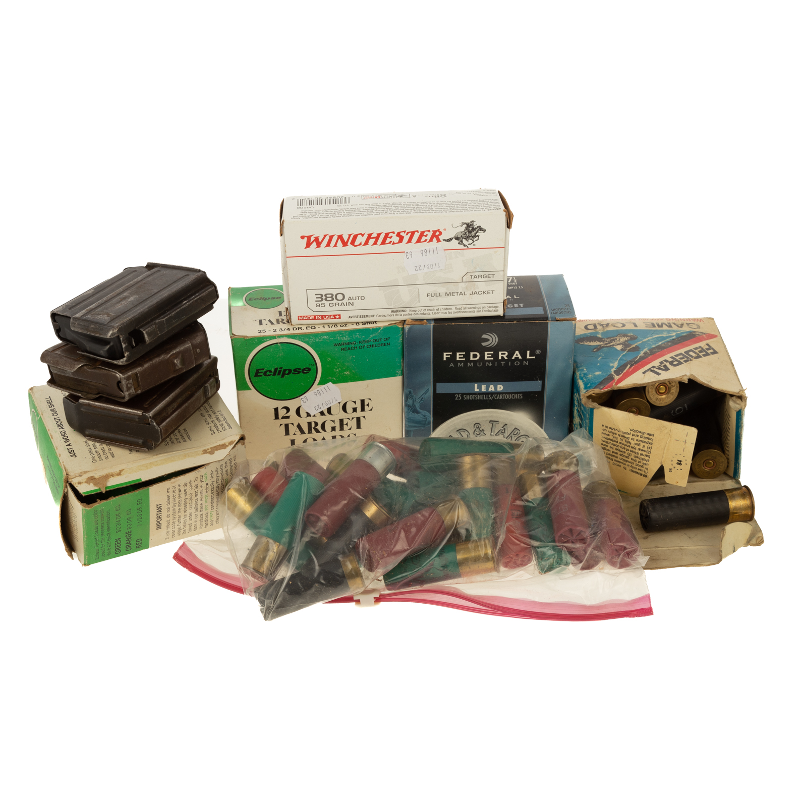 ASSORTED SHOTGUN SHELLS & BOX OF 50