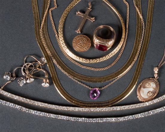 Assorted silver and 10K gold