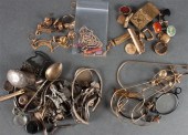 Assorted silver and gold-fille
