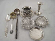Assorted silver comprising a