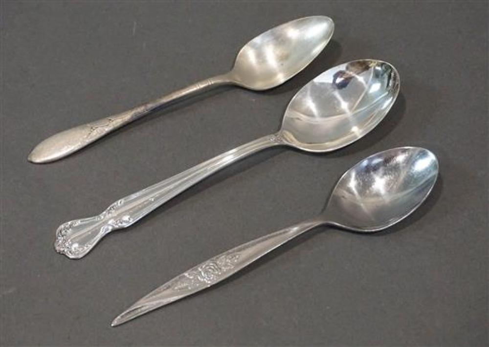 ASSORTED SILVER PLATE FLATWARE