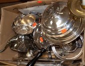 Assorted silver-plated article